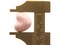 4 16mm Light Pink Porcelain Heart Beads Valentine's Day Beads